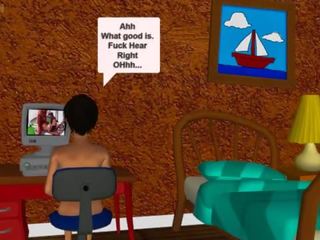 Äiti sisään the son’s huone | comixfun 3d