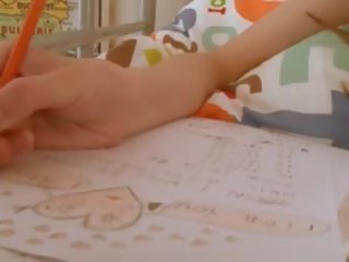 Teen Babysitter Doing Pussy Homework