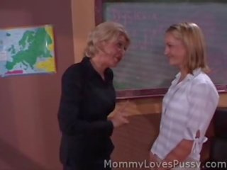 Magnificent teacher with MILF