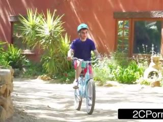 Sexiest Neighborhood MILF Veronica Avluv Fucking a juvenile Who Can't Ride a Bike