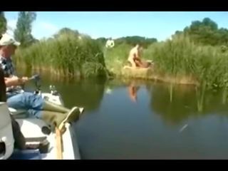 Fisherman Sees Young Couple Having x rated film