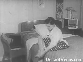 Vintáž xxx film 1950s - sexuálny sliedič súložiť - peeping tom